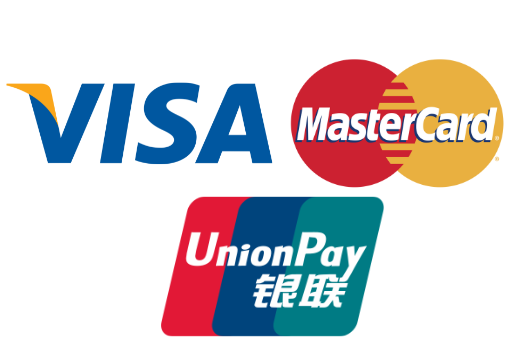 Credit Card / Debit Card (Visa Cards / MasterCards / UnionPay)